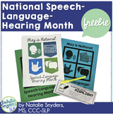 National Speech Language Hearing Month - Free - for SLPs