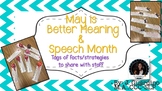 BHSM Better Hearing and Speech Month Fact Tags May