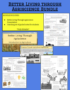 Preview of Better Living Through Agriscience Presentation
