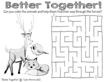 Preview of Better Together Maze
