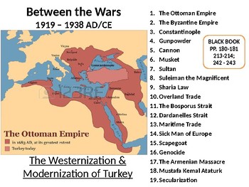 Preview of Between the Wars LESSON BUNDLE: The Modernization of Turkey