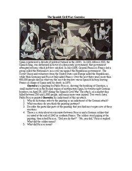Preview of Between the Wars: The Spanish Civil War": Guernica