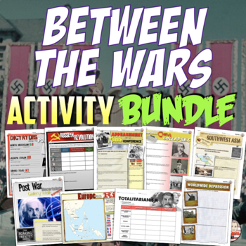 Preview of Between the Wars | World History | Unit Activity Bundle