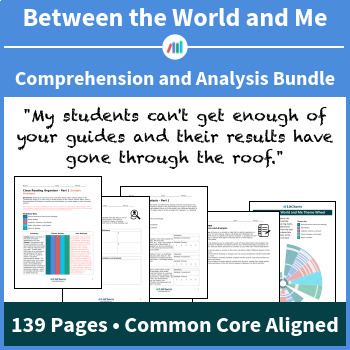 Preview of Between the World and Me — Comprehension and Analysis Bundle | Distance Learning