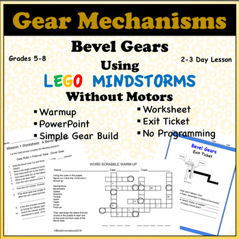 Preview of Bevel Gears using LEGO Mindstorms without Motors