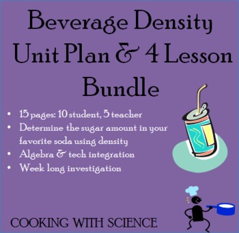 Preview of Beverage Density Unit Plan & Lab