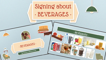 Preview of Beverages ASL Lesson: Signing about Drinks