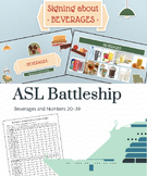 Signing about Beverages: ASL Lesson & Review Game