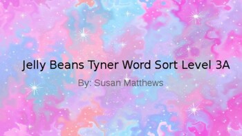 Preview of Beverly Tyner 3A word sort Lessons 1-40