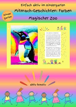 Preview of Bewegungsgeschichten - Farben: der magische Zoo