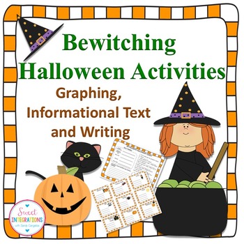 Halloween: Graphing, Informational Text & Writing by Sweet Integrations