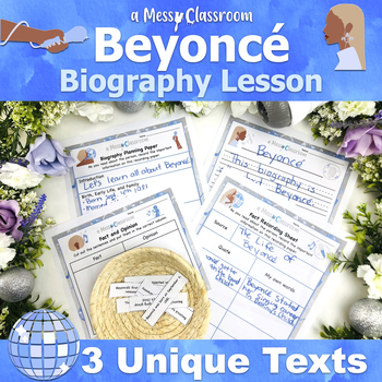 Preview of Beyoncé Singers Biography Lesson Reading Writing W.2.8 & RI.2.9 Fact & Opinion