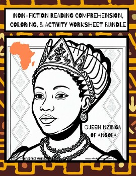 Preview of Beyond Black History Month - Queen Nzinga Non-Fiction Reading Comprehension