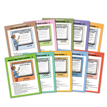 Preview of Beyond Sight Words Activities A-V Bundle