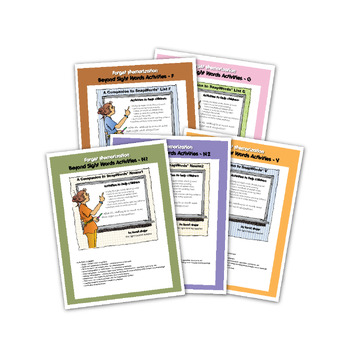 Preview of Beyond Sight Words Activities F-V Bundle