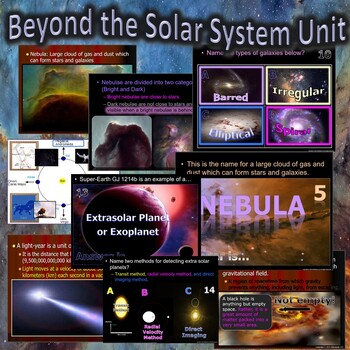 Preview of Beyond the Solar System, Galaxies, Exoplanets, Big Bang Unit