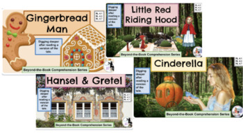 Preview of Beyond the Book Comprehension Series BUNDLE; Fairy Tales