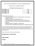 Bi-Monthly Book Report Guidelines and Example Rubrics
