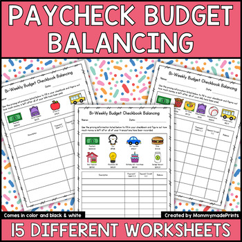 Budgeting worksheets free