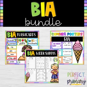 Preview of Bia BUNDLE - Comhrá Posters, Flashcards and worksheets
