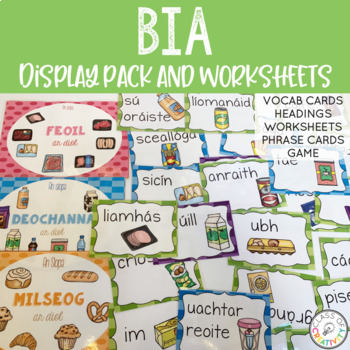 Preview of Bia Irish Display Pack and Worksheets