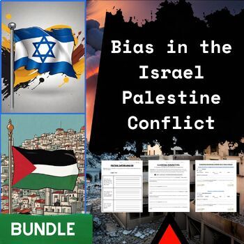Preview of Bias in Israel-Palestine Conflict Videos, Articles, and Cartoons BUNDLE