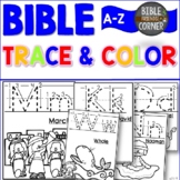 Bible A-Z Trace and Color