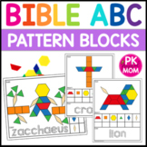 Bible ABC Pattern Blocks: 2D Shapes Pattern Block Templates