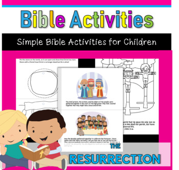 Bible Activities- The Resurrection by Teaching Diligently | TpT