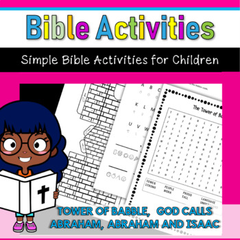 Bible Activities-The Tower of Babble, God calls Abraham, and Abraham ...
