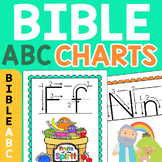 Bible Alphabet Charts & Flashcards