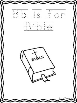 Bible Alphabet Color Book. Bible Letter of the Week. by Trinity Teachings