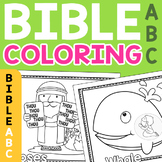 Bible Coloring Pages: Bible ABC's