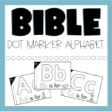 Bible Alphabet Dot Marker Printables