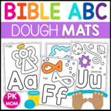 Bible Alphabet Playdough Mats