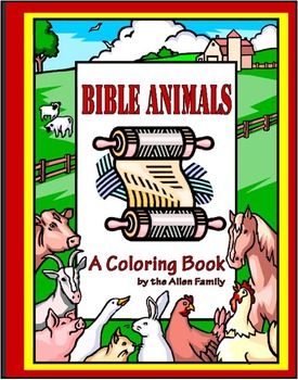 Preview of Bible Animals Coloring Book