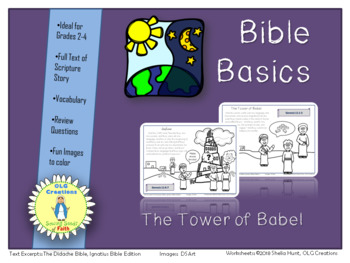 Preview of Bible Basics, The Tower of Babel, for Grades 2-4