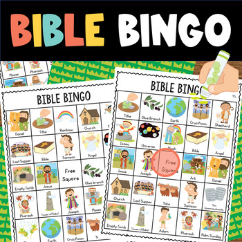 Bible Bingo by Rock Paper Scissors | TPT