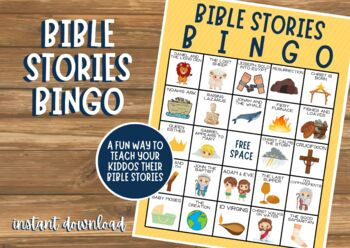 Preview of Bible Bingo | Bible Stories Bingo | Religious Bingo | See Preview |Bible Stories