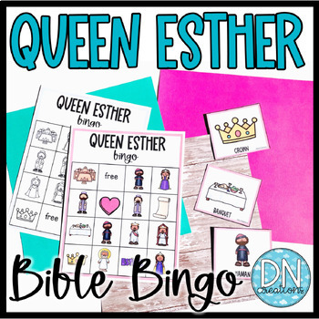 Preview of Bible Bingo Queen Esther l Bible Games l Sunday School Activities