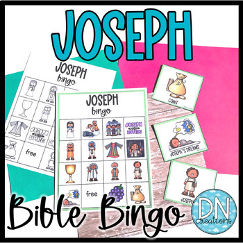 Preview of Bible Bingo Young Joseph l Old Testament Bible Games l Joseph Bingo