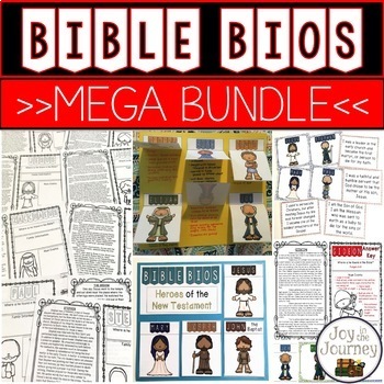 Preview of Bible Biographies Bundle