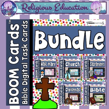 Preview of Bible Bundle - BOOM Cards (Digital & Distance Learning)