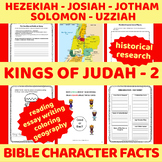 Bible Character Education - Kings of Judah 2