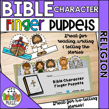 Preview of Bible Character Finger Puppets
