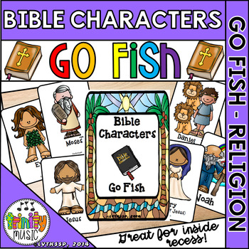 Preview of Bible Character Go Fish Game