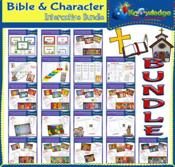Preview of Bible & Character Interactive BUNDLE - ALL Grade Levels