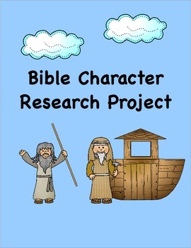 Preview of Bible Character Research Project