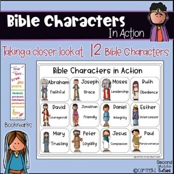 Bible Characters A Call To Action Bible Lessons For Kids By Second Grade Cuties