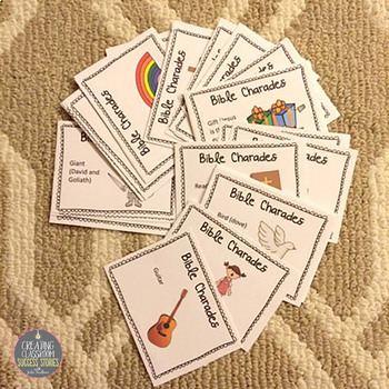 Bible Charades Game for Kids, Printable and Digital by ...